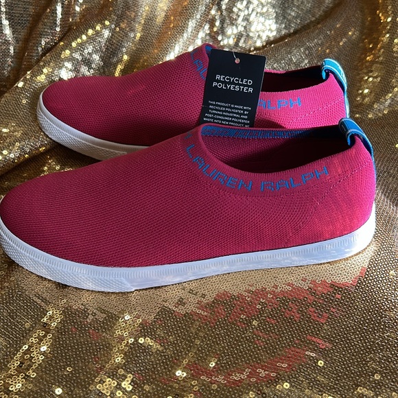 NWOB.. RL Poly slip on in pink - Picture 6 of 7